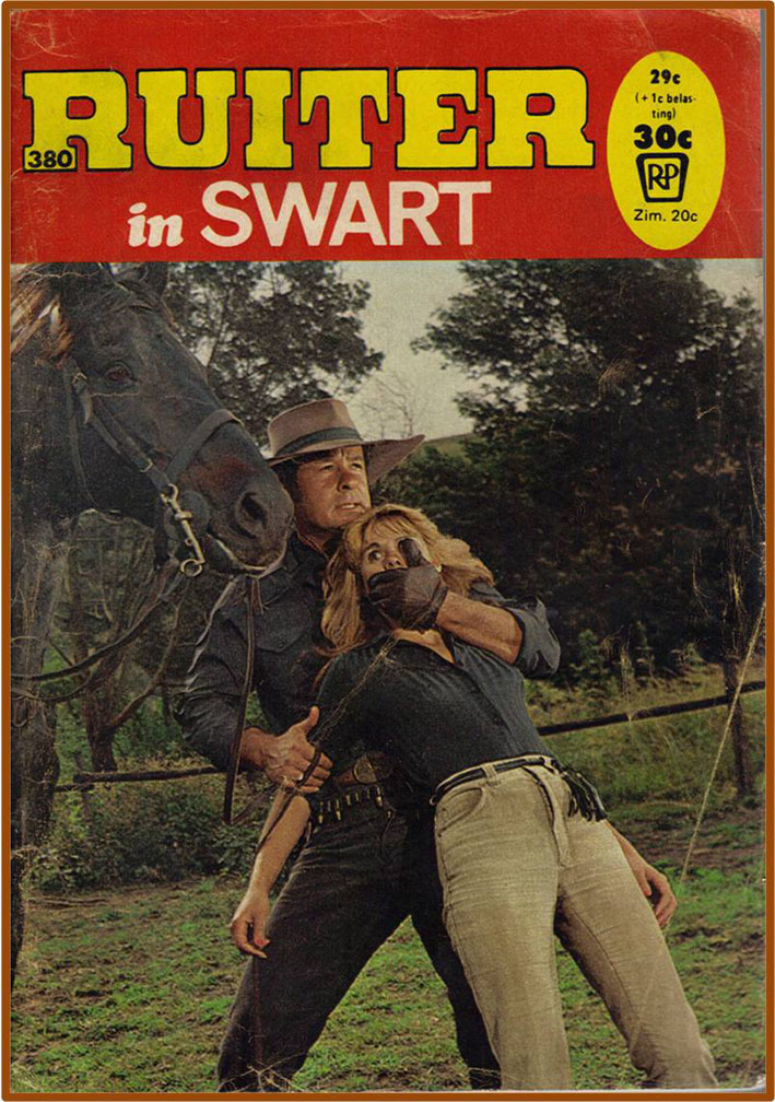 Ruiter in Swart